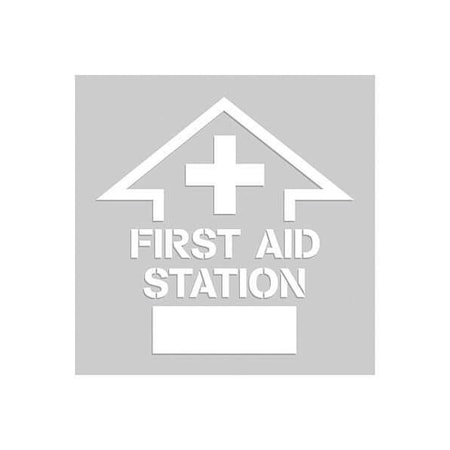 Accuform Floor Marking Stencil PMS215